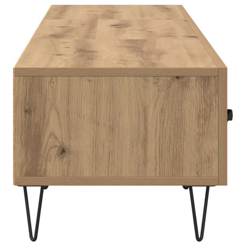 Meuble TV chêne artisanal 150 x 36 x 30 cm Bois d'ingénierie - XIOS
