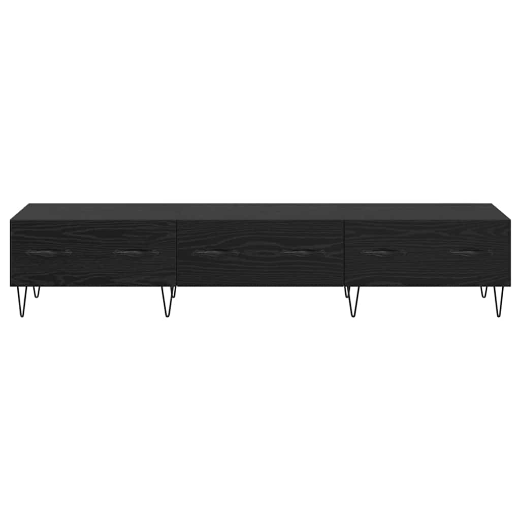 Meuble TV Chêne noir 150 x 36 x 30 cm Bois d'ingénierie - XIOS