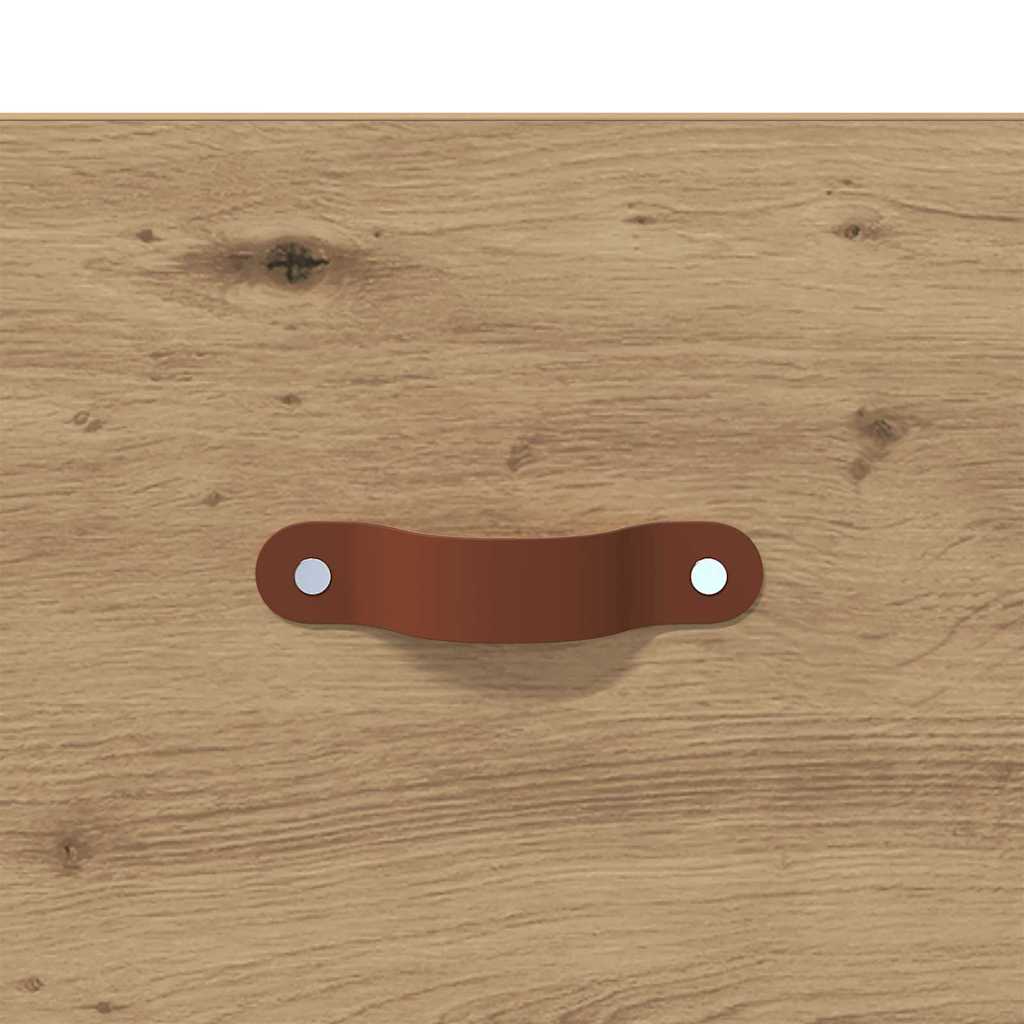 Cabinet de chevet mural Chêne artisanal 35 x 35 x 20 cm - XIOS