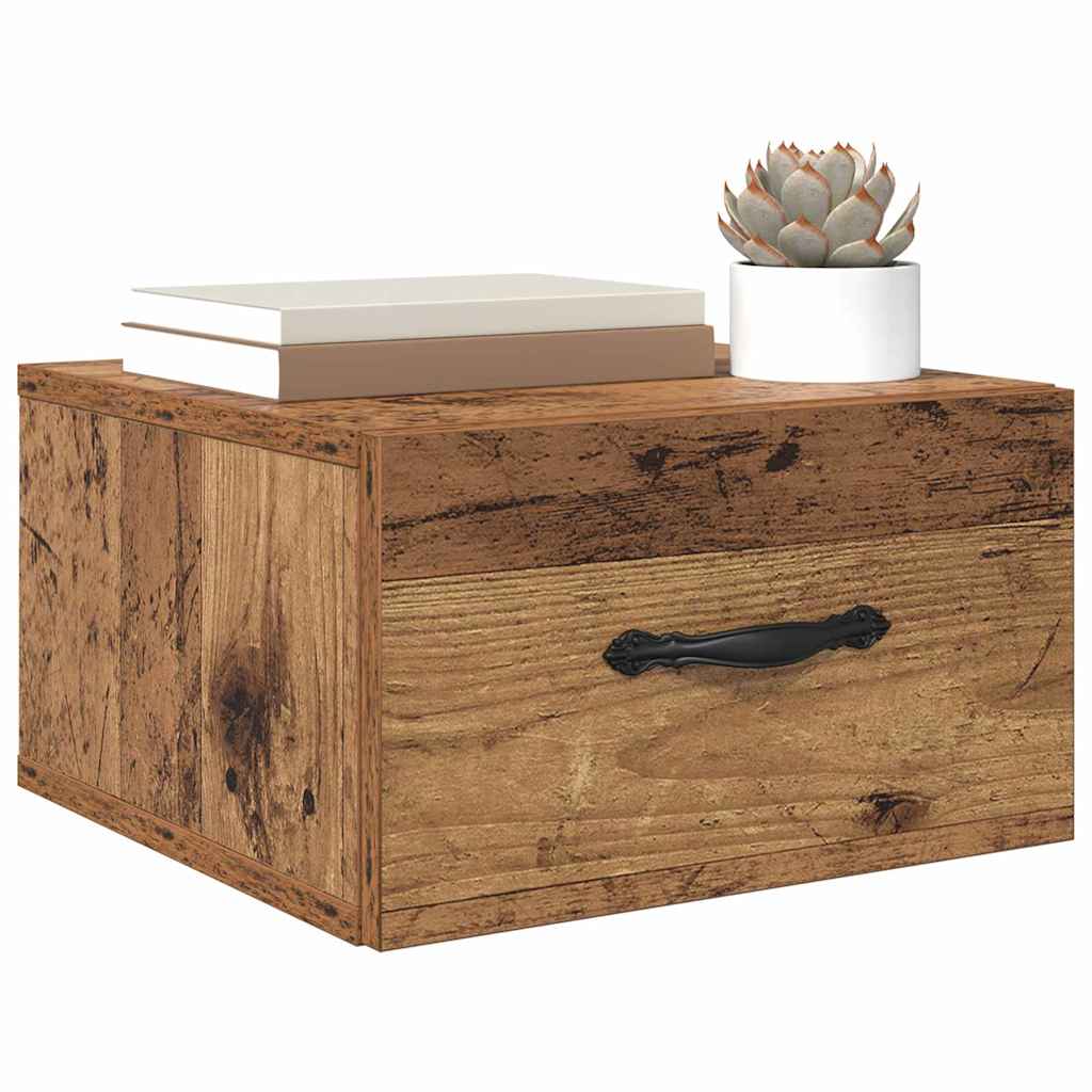 Cabinet de chevet Bois ancien 35 x 35 x 20 cm Bois d'ingénierie - XIOS