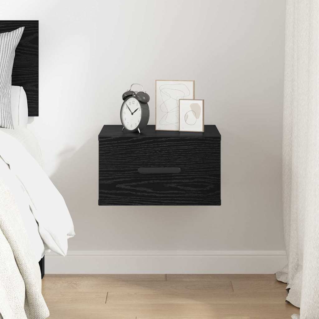 Cabinet de chevet Chêne noir 35 x 35 x 20 cm Bois d'ingénierie - XIOS