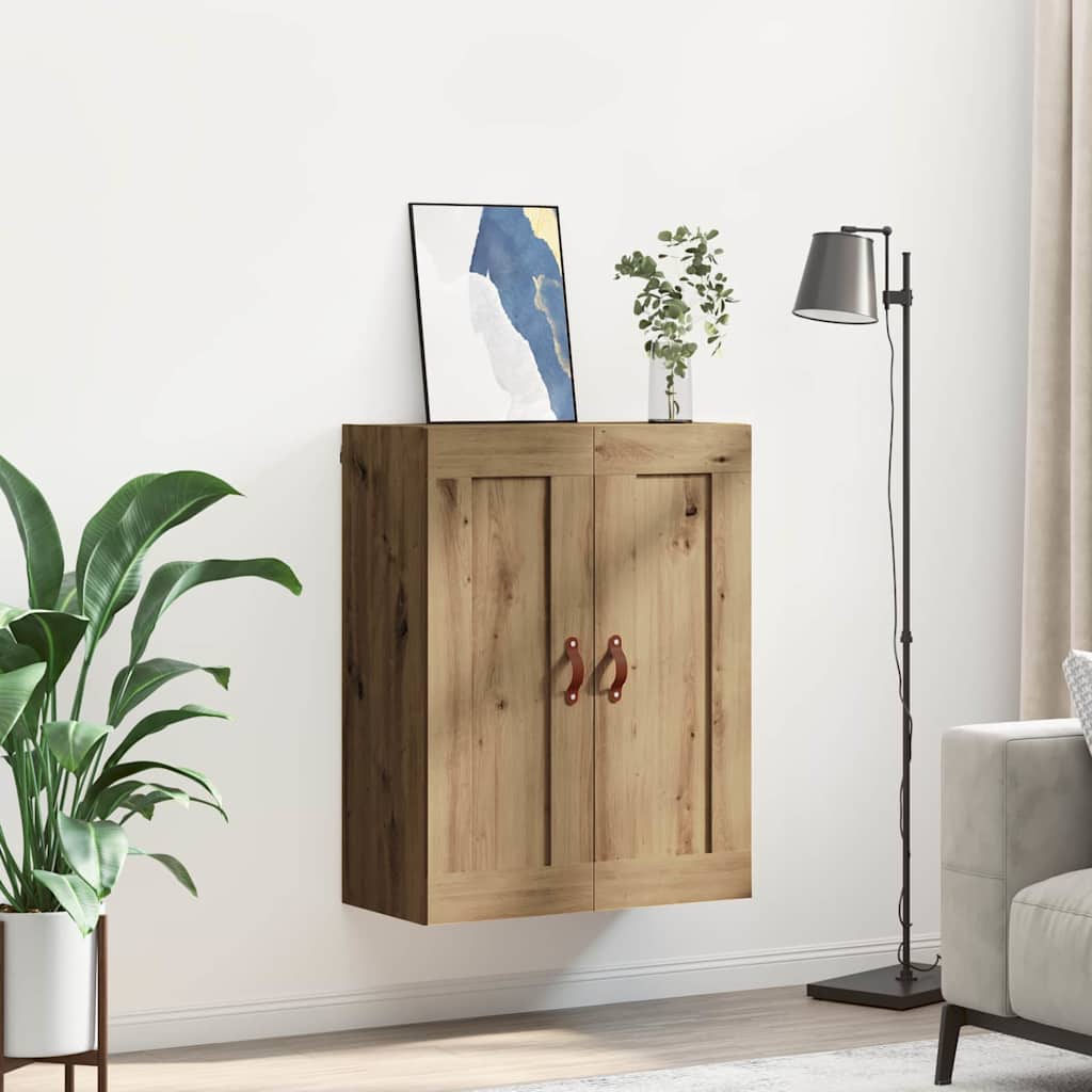 Meuble mural Chêne artisanal 69,5 x 34 x 90 cm - XIOS