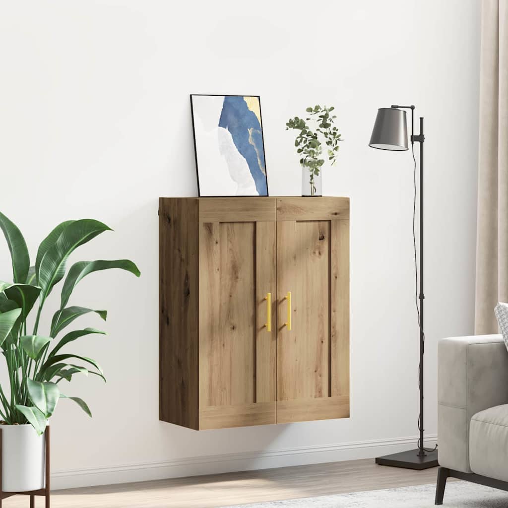Meuble mural Chêne artisanal 69,5 x 34 x 90 cm - XIOS