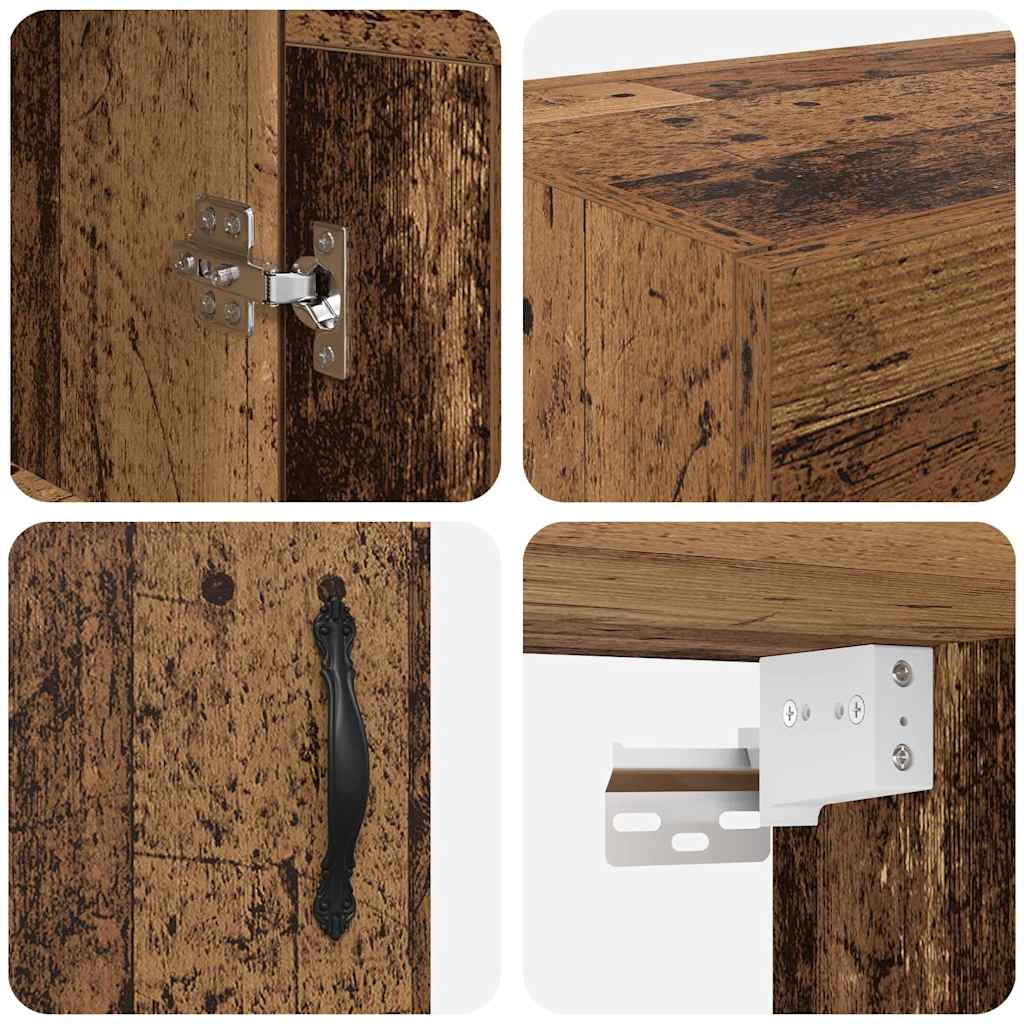 Meuble mural Bois Ancien 69,5 x 34 x 90 cm Bois d'ingénierie - XIOS