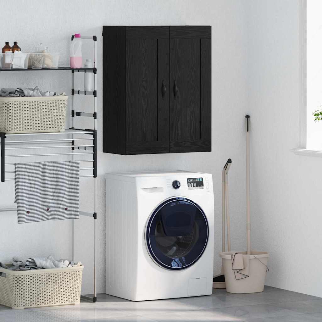 Meuble mural Chêne noir 69,5 x 34 x 90 cm Bois d'ingénierie - XIOS