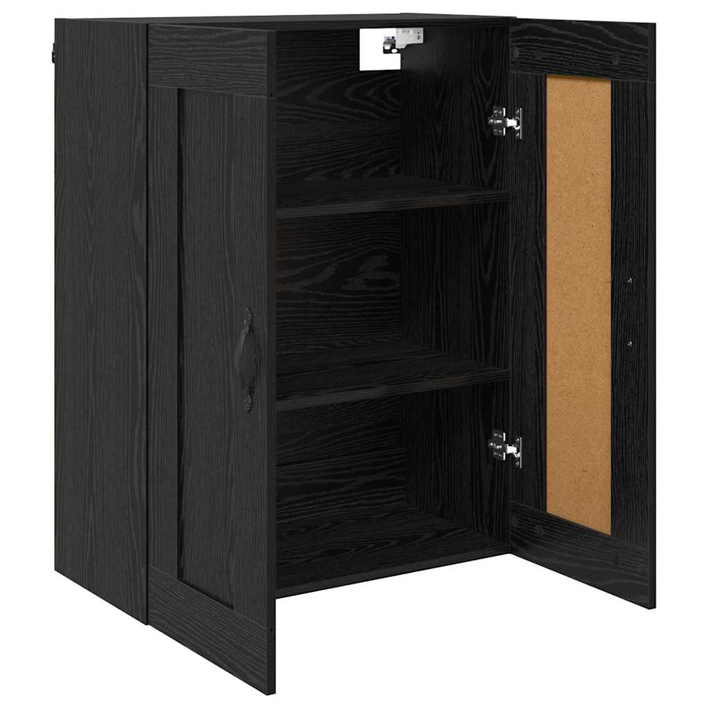 Meuble mural Chêne noir 69,5 x 34 x 90 cm Bois d'ingénierie - XIOS