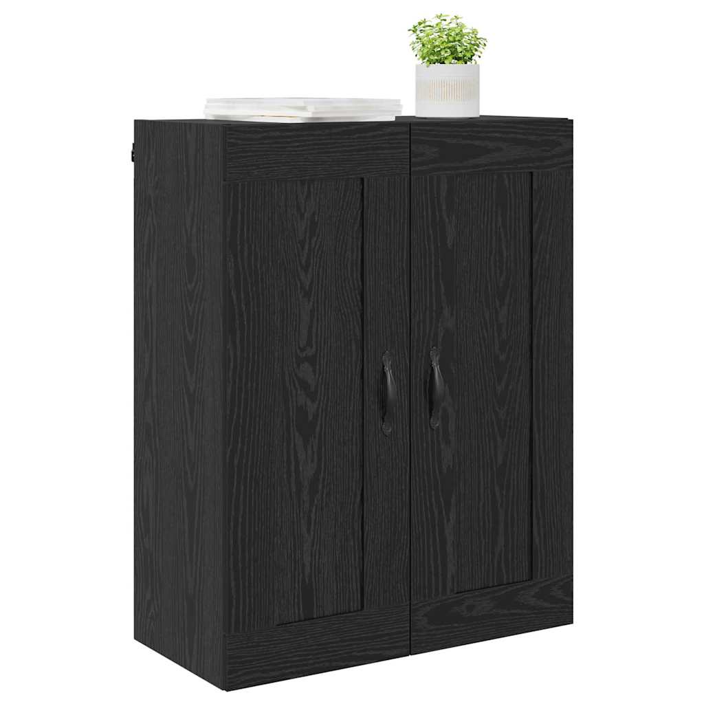Meuble mural Chêne noir 69,5 x 34 x 90 cm Bois d'ingénierie - XIOS
