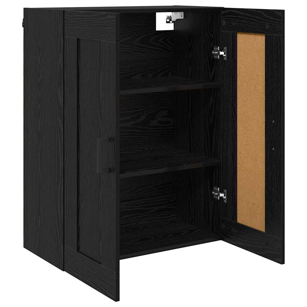 Meuble mural Chêne noir 69,5 x 34 x 90 cm Bois d'ingénierie - XIOS