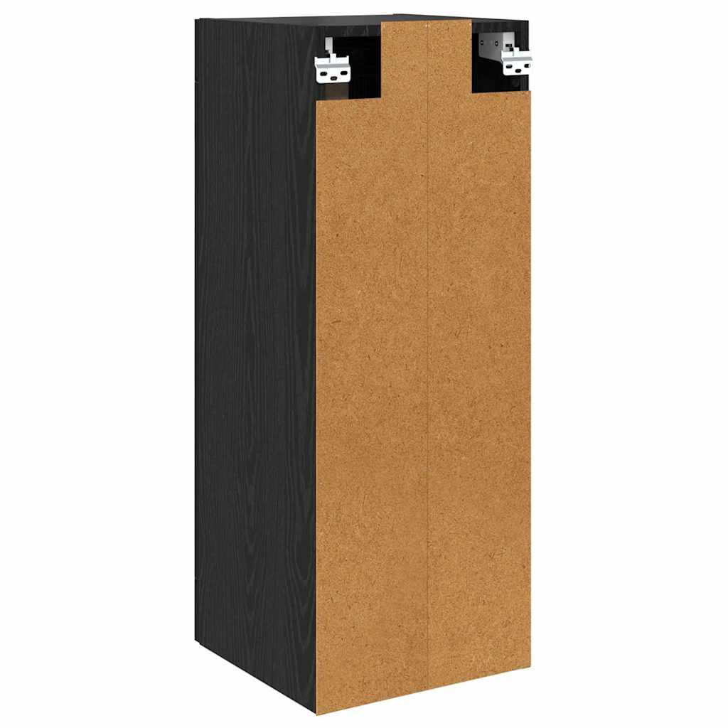 Meuble mural Chêne noir 34,5 x 34 x 90 cm Bois d'ingénierie - XIOS