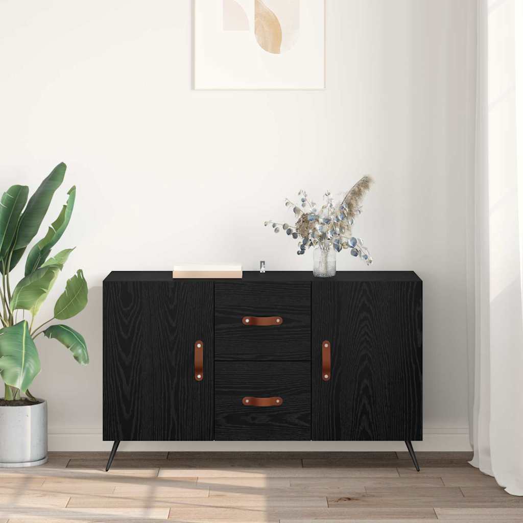 Buffet Chêne noir 100 x 36 x 60 cm Bois d'ingénierie - XIOS