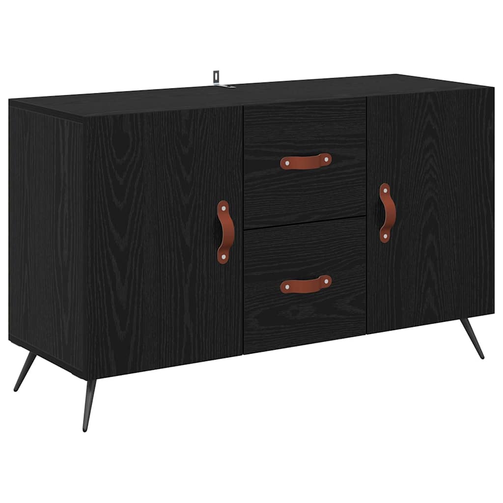 Buffet Chêne noir 100 x 36 x 60 cm Bois d'ingénierie - XIOS