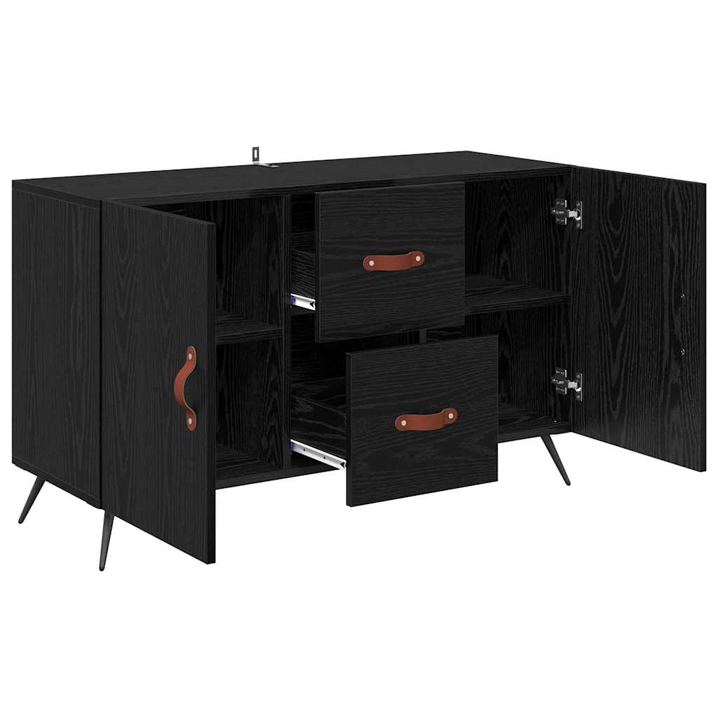 Buffet Chêne noir 100 x 36 x 60 cm Bois d'ingénierie - XIOS