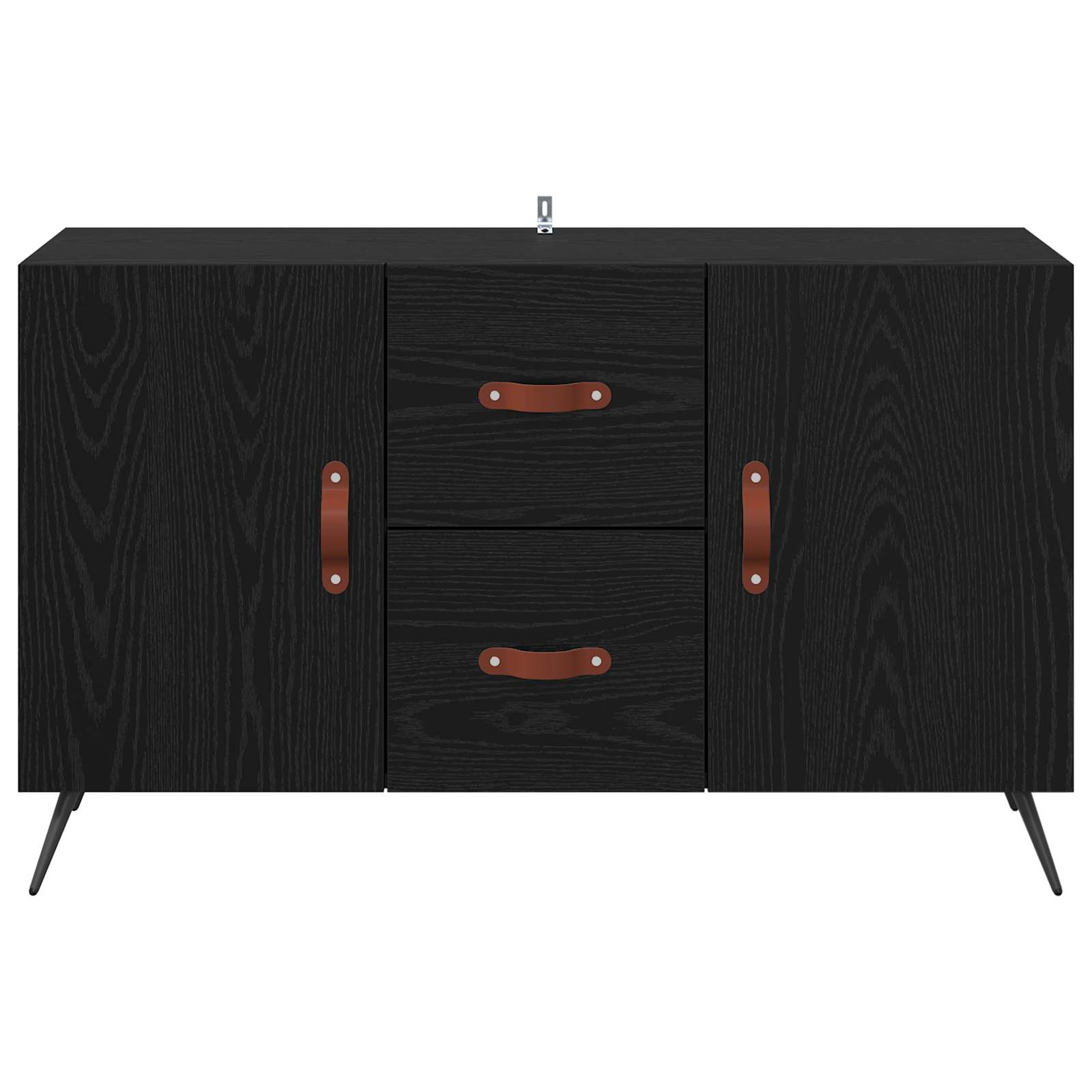 Buffet Chêne noir 100 x 36 x 60 cm Bois d'ingénierie - XIOS