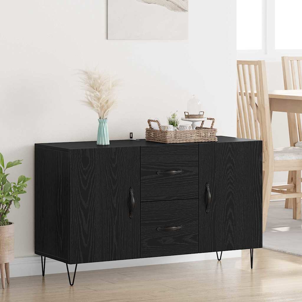 Buffet Chêne noir 100 x 36 x 60 cm Bois d'ingénierie - XIOS
