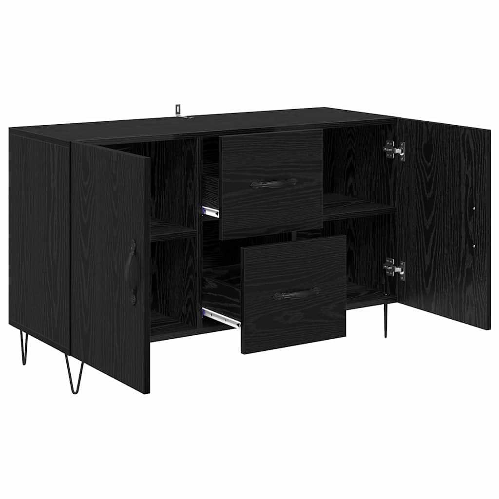 Buffet Chêne noir 100 x 36 x 60 cm Bois d'ingénierie - XIOS