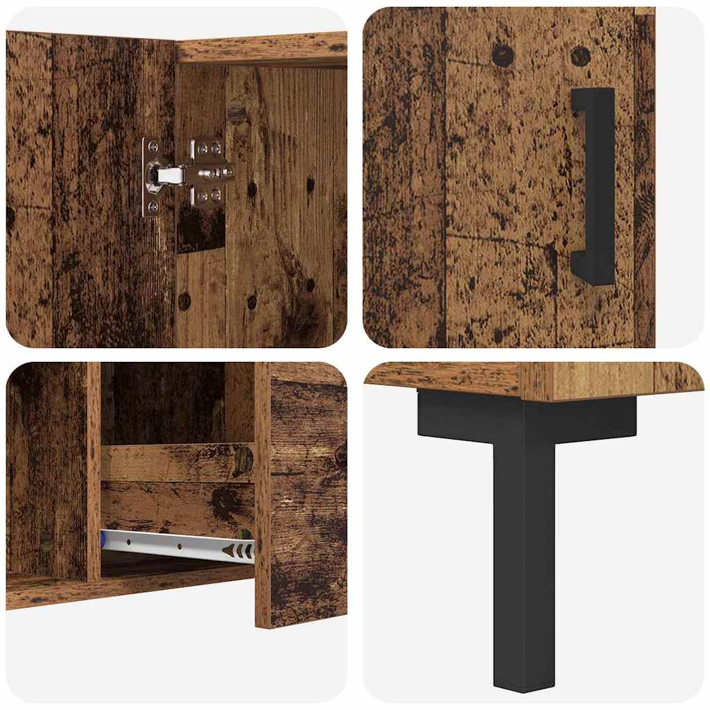 Buffet Bois Ancien 100 x 36 x 60 cm Bois d'ingénierie - XIOS