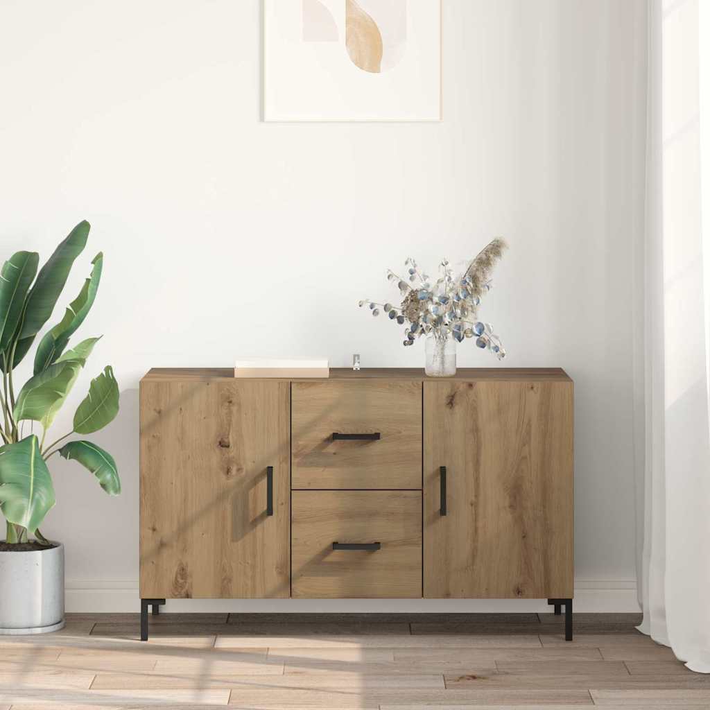 Buffet Chêne artisanal 100 x 36 x 60 cm Bois d'ingénierie - XIOS