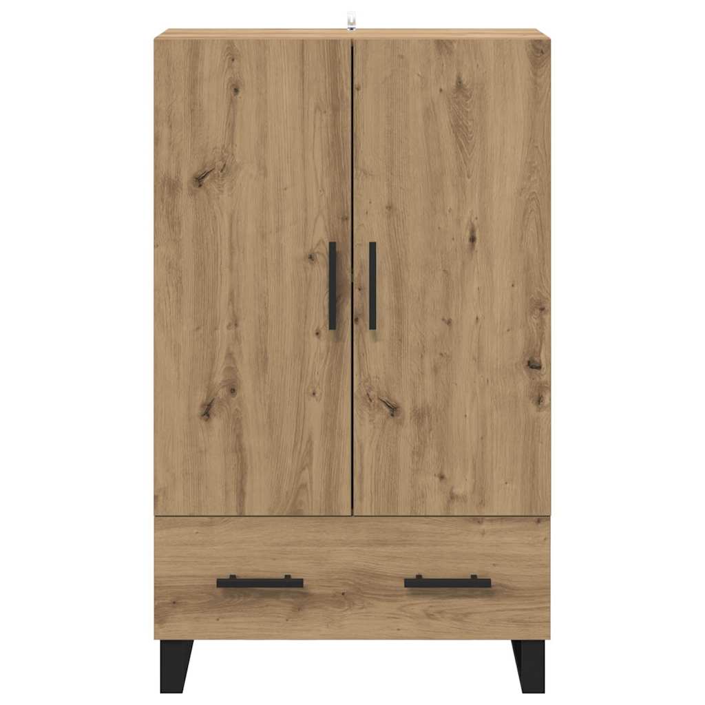 Haut Armoire avec tiroir Chêne artisanal 69,5 x 30 x 115 cm - XIOS