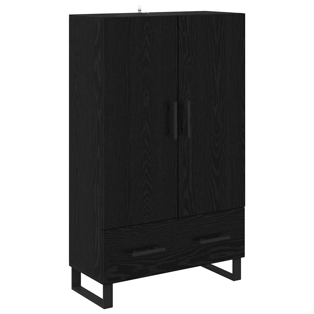 Haut Armoire Chêne noir 69,5 x 30 x 115 cm Bois d'ingénierie - XIOS