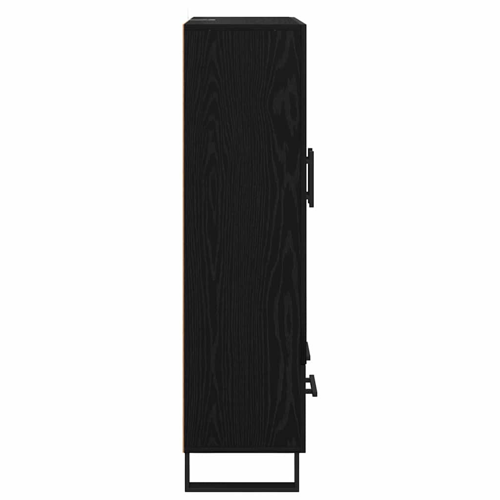 Haut Armoire Chêne noir 69,5 x 30 x 115 cm Bois d'ingénierie - XIOS