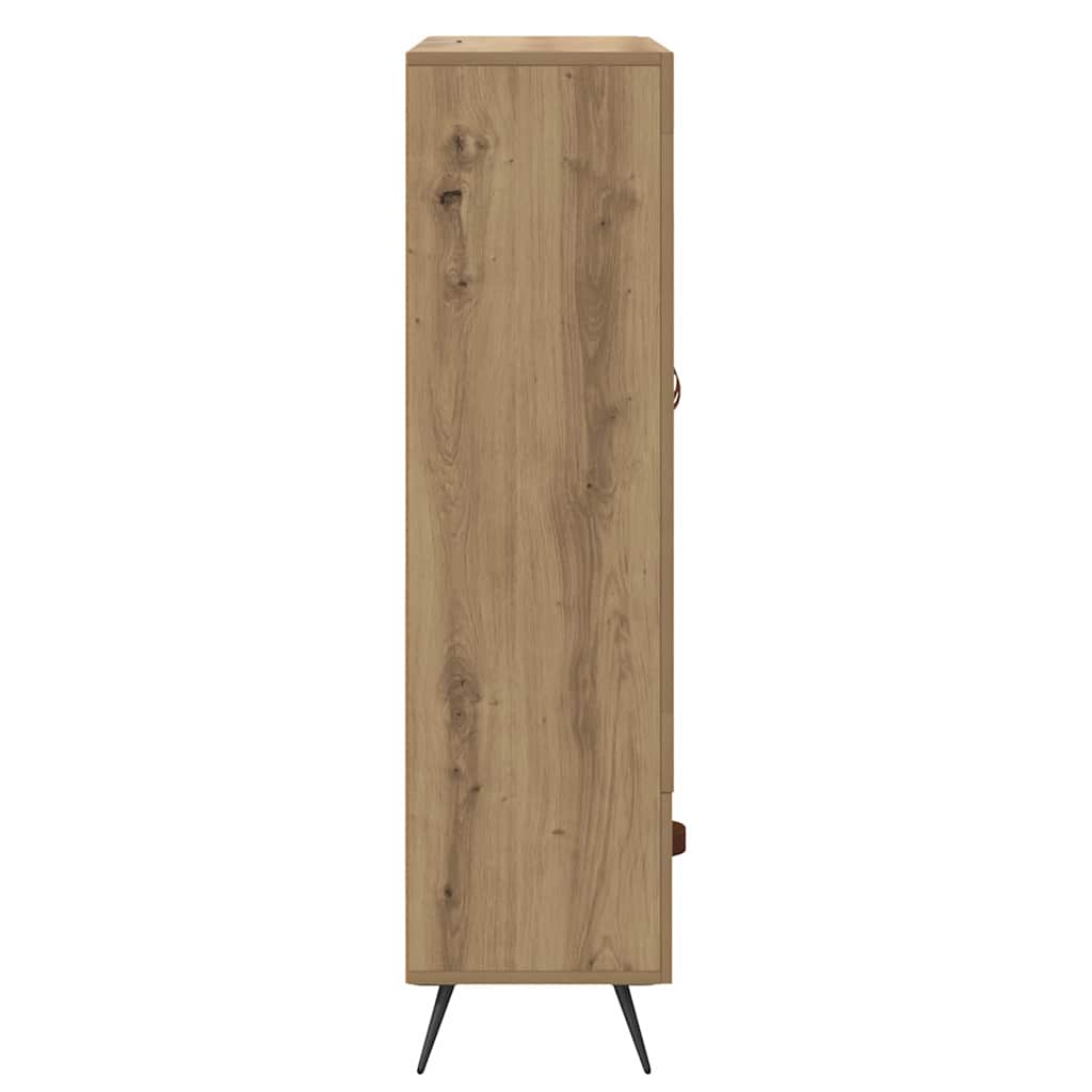Haut Armoire avec tiroir Chêne artisanal 69,5 x 31 x 115 cm - XIOS
