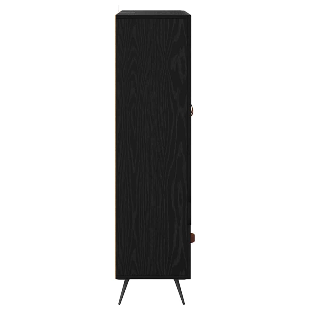 Haut Armoire avec tiroir Chêne noir 69,5 x 31 x 115 cm - XIOS
