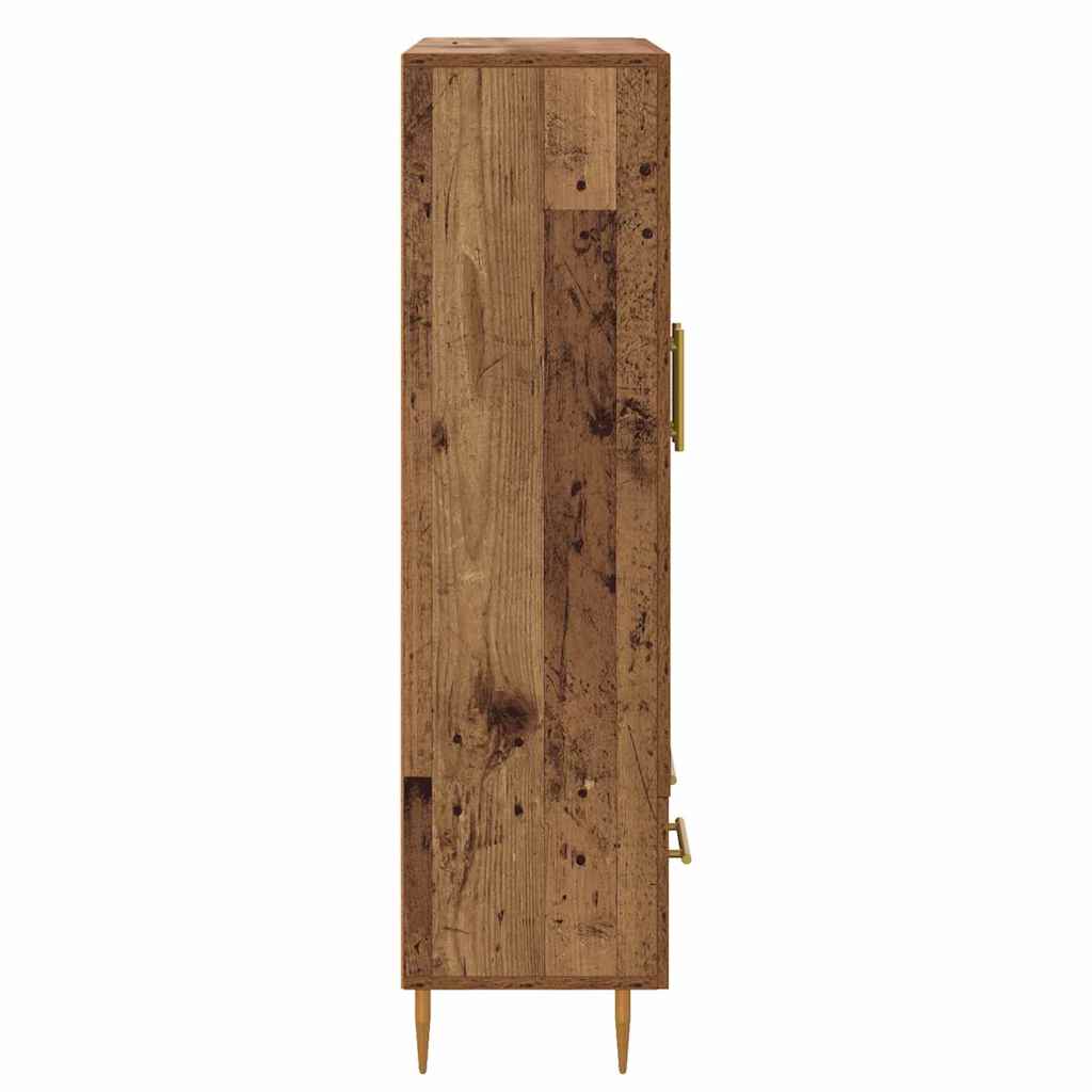 Haut Armoire avec tiroir Bois Ancien 69,5 x 31 x 115 cm - XIOS