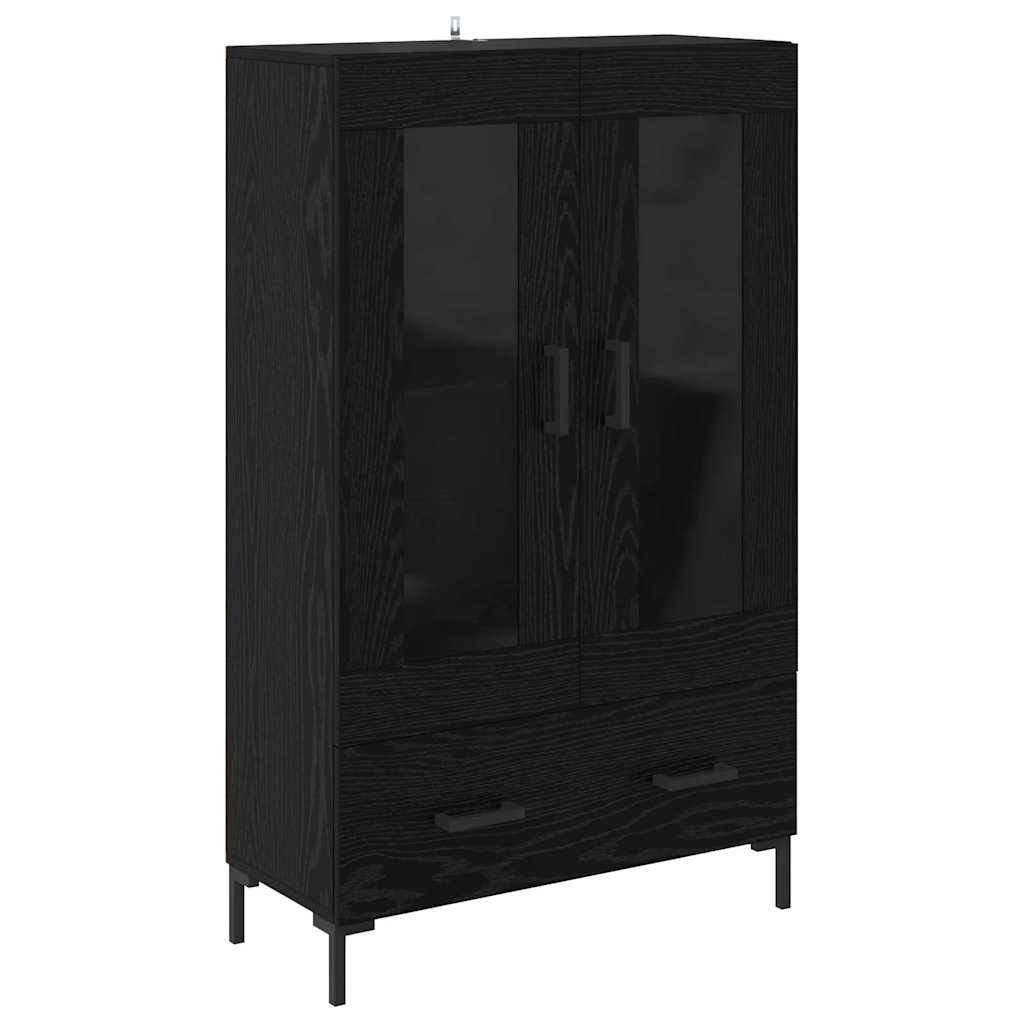 Haut Armoire Chêne noir 69,5 x 31 x 115 cm Bois d'ingénierie - XIOS