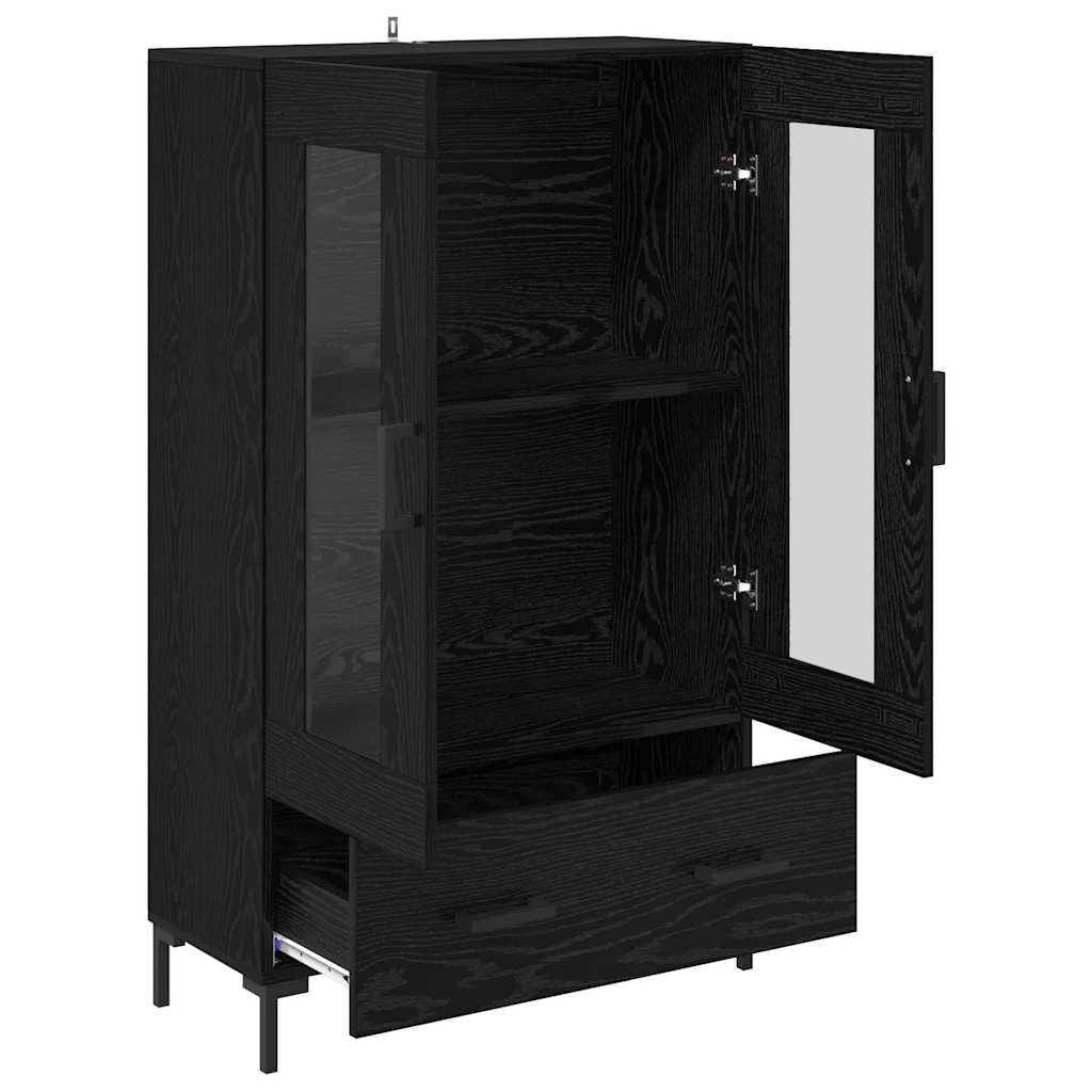 Haut Armoire Chêne noir 69,5 x 31 x 115 cm Bois d'ingénierie - XIOS