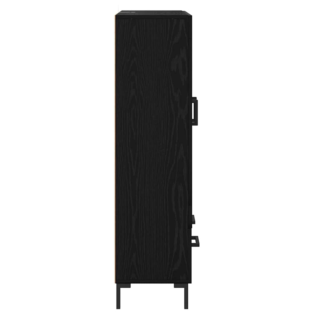 Haut Armoire Chêne noir 69,5 x 31 x 115 cm Bois d'ingénierie - XIOS