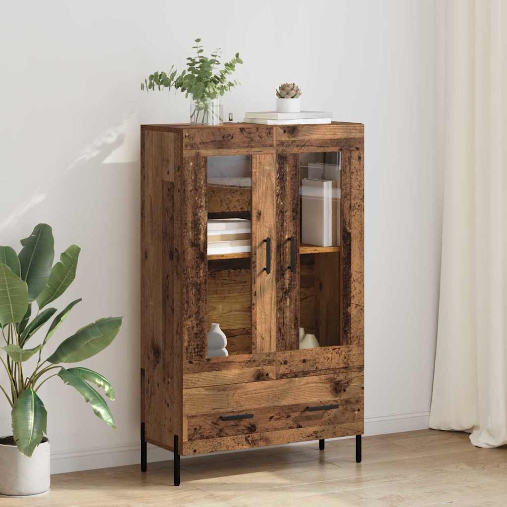 Haut Armoire avec tiroir Corona Bois Ancien 69,5 x 31 x 115 cm - XIOS