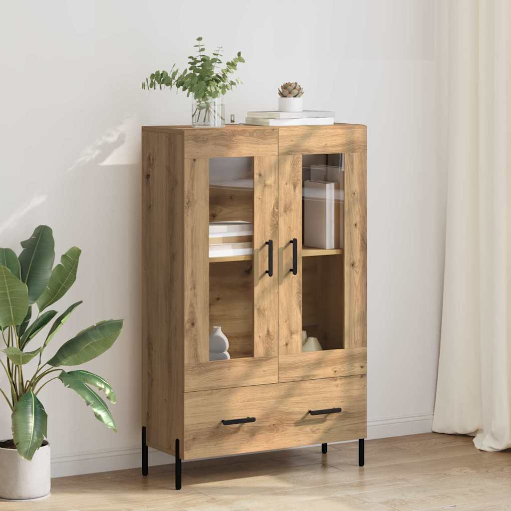 Haut Armoire Corona Chêne artisanal 69,5 x 31 x 115 cm - XIOS