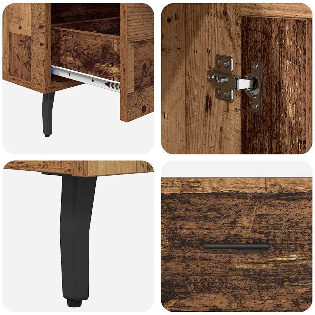 Haut Armoire Bois Ancien 69,5 x 31 x 115 cm Bois d'ingénierie - XIOS