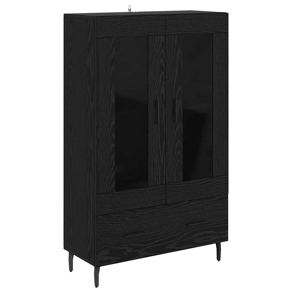 Haut Armoire Chêne noir 69,5 x 31 x 115 cm Bois d'ingénierie - XIOS