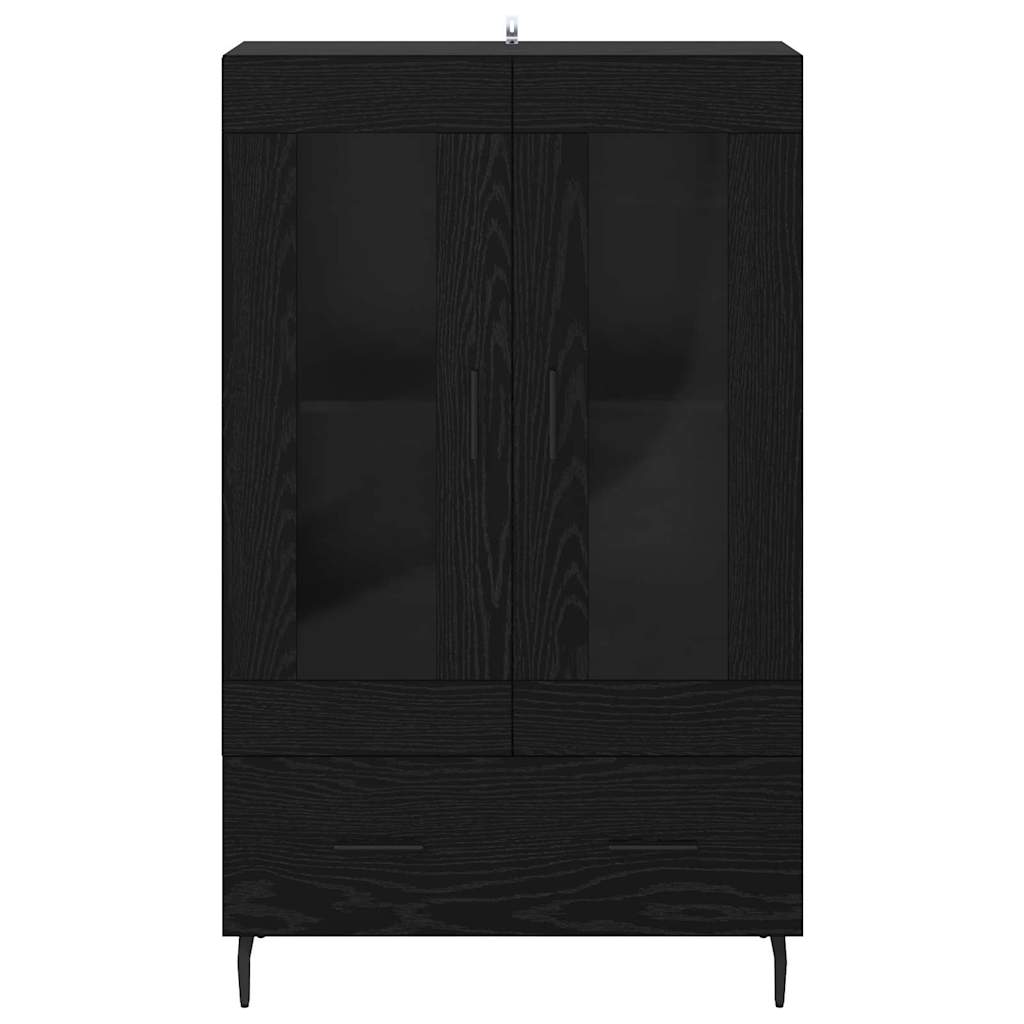 Haut Armoire Chêne noir 69,5 x 31 x 115 cm Bois d'ingénierie - XIOS