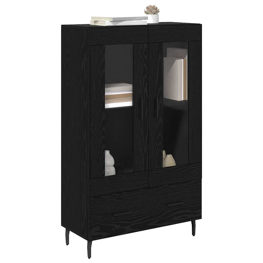 Haut Armoire Chêne noir 69,5 x 31 x 115 cm Bois d'ingénierie - XIOS