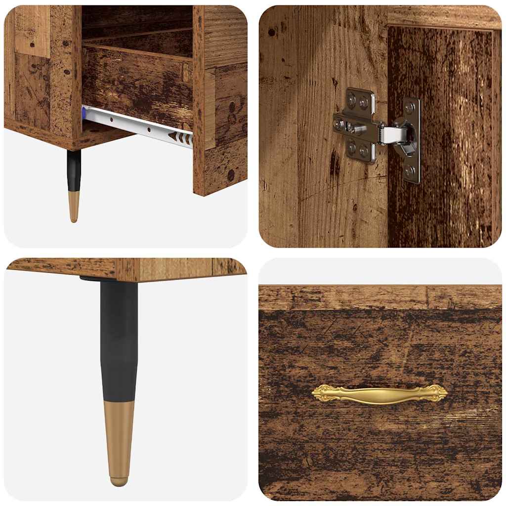 Haut Armoire Bois Ancien 69,5 x 31 x 115 cm Bois d'ingénierie - XIOS