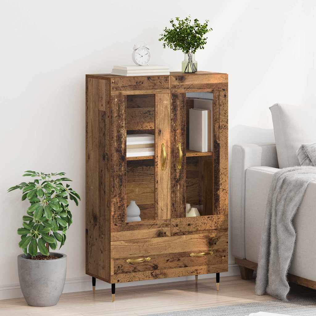 Haut Armoire Bois Ancien 69,5 x 31 x 115 cm Bois d'ingénierie - XIOS