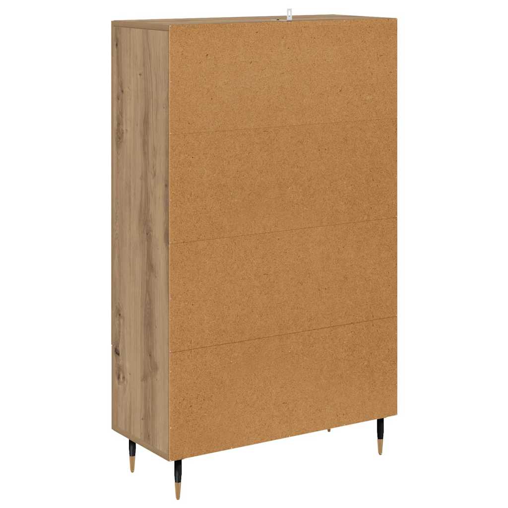 Haut Armoire avec tiroir Chêne artisanal 69,5 x 31 x 115 cm - XIOS