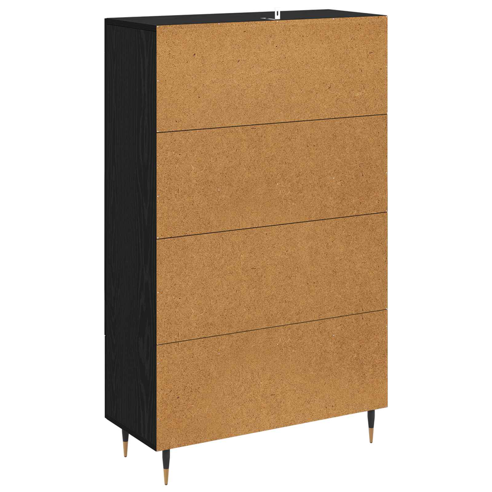 Haut Armoire Chêne noir 69,5 x 31 x 115 cm Bois d'ingénierie - XIOS