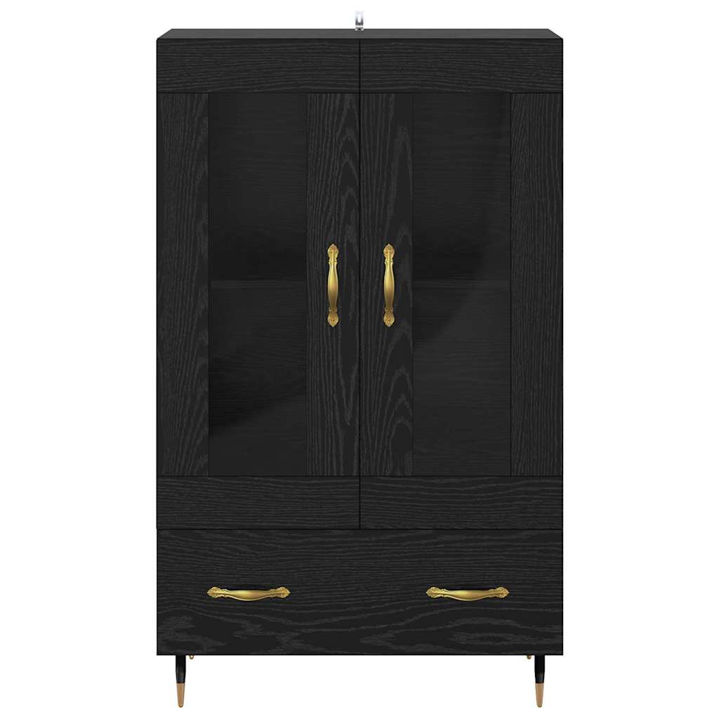 Haut Armoire Chêne noir 69,5 x 31 x 115 cm Bois d'ingénierie - XIOS