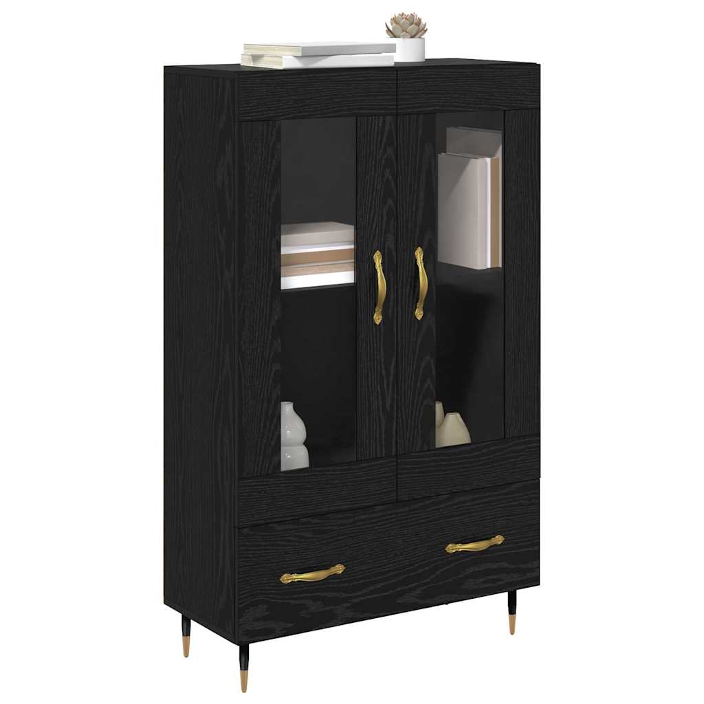 Haut Armoire Chêne noir 69,5 x 31 x 115 cm Bois d'ingénierie - XIOS
