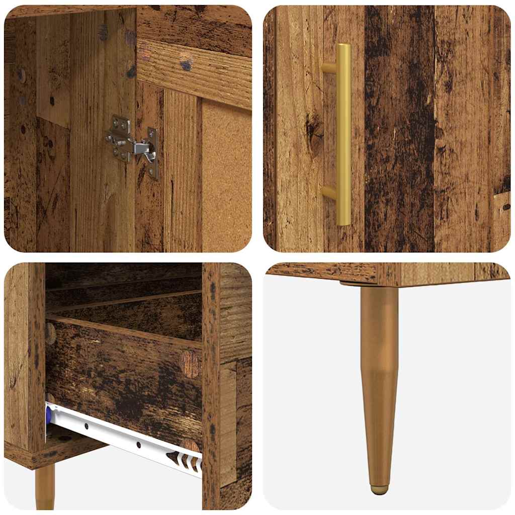 Haut Armoire Bois Ancien 69,5 x 31 x 115 cm Bois d'ingénierie - XIOS