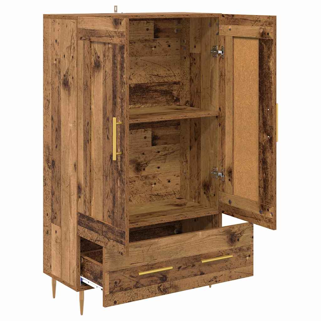 Haut Armoire Bois Ancien 69,5 x 31 x 115 cm Bois d'ingénierie - XIOS