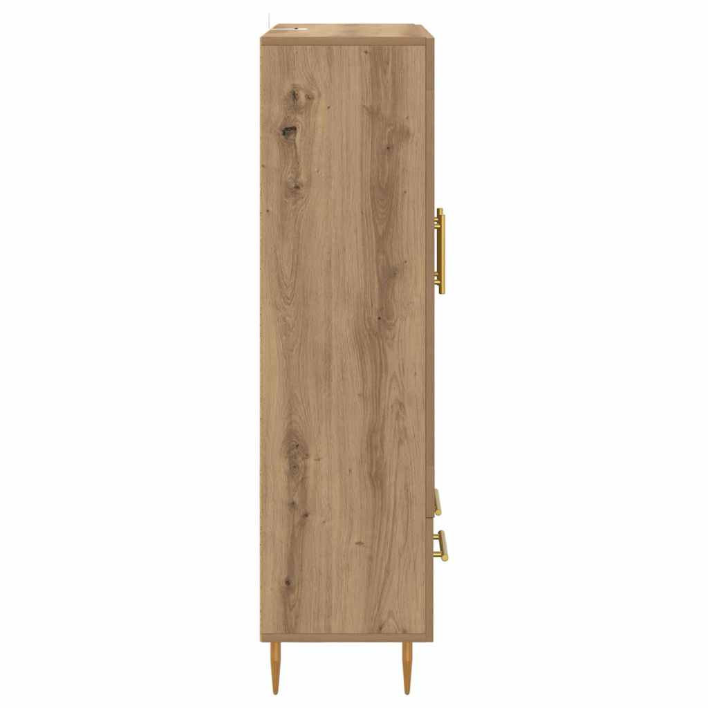 Haut Armoire avec tiroir Chêne artisanal 69,5 x 31 x 115 cm - XIOS