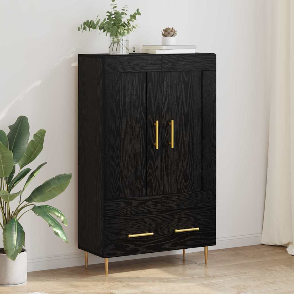 Haut Armoire Chêne noir 69,5 x 31 x 115 cm Bois d'ingénierie - XIOS