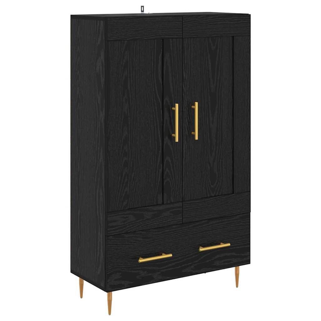 Haut Armoire Chêne noir 69,5 x 31 x 115 cm Bois d'ingénierie - XIOS
