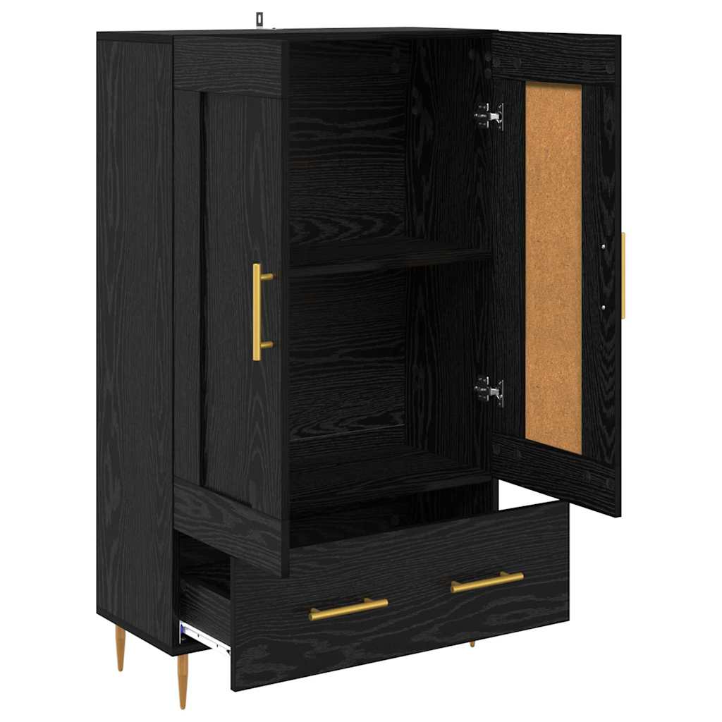 Haut Armoire Chêne noir 69,5 x 31 x 115 cm Bois d'ingénierie - XIOS