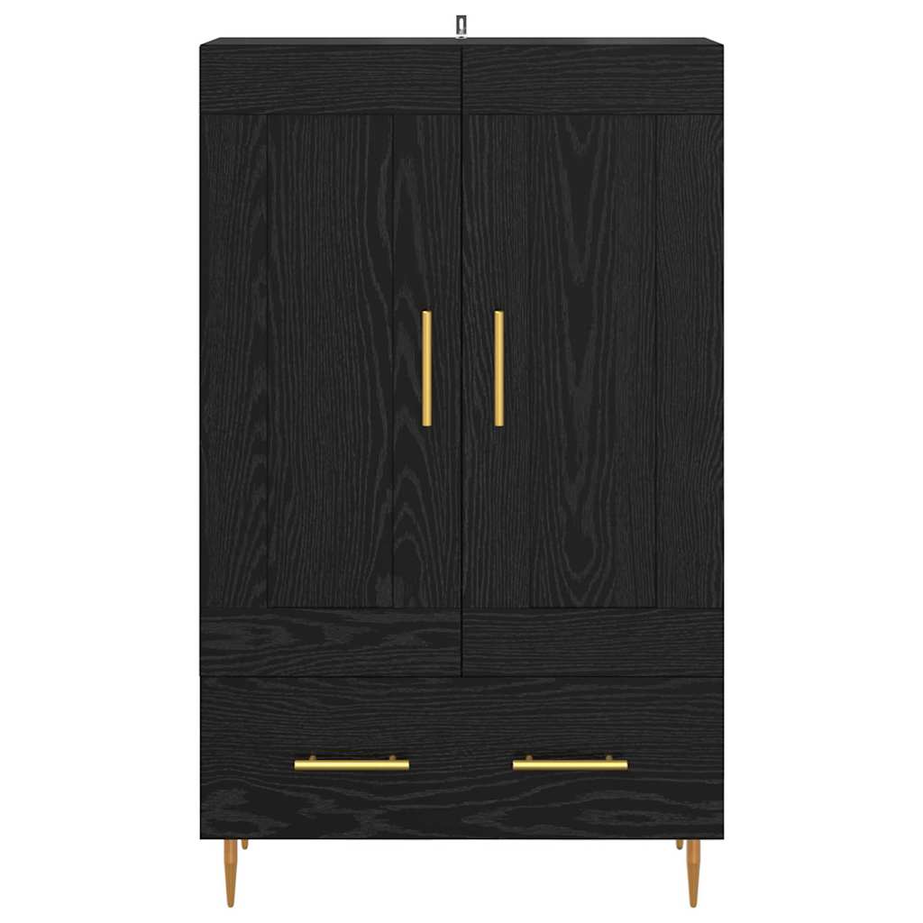 Haut Armoire Chêne noir 69,5 x 31 x 115 cm Bois d'ingénierie - XIOS