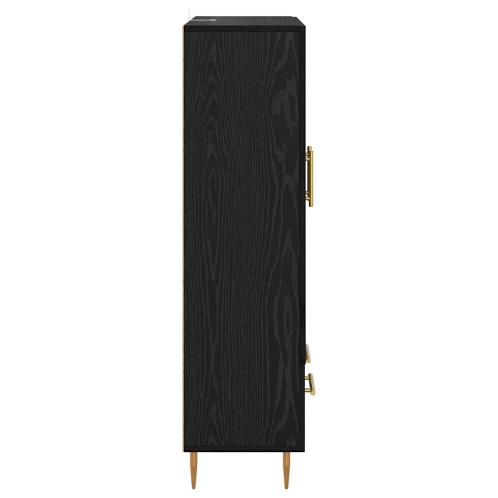 Haut Armoire Chêne noir 69,5 x 31 x 115 cm Bois d'ingénierie - XIOS